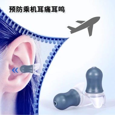 Bộ 2 Đôi Nút Tai Khử Tiếng Ồn Du Lịch Hàng Không – Trẻ Em & Người Lớn, Chống Ú Tai, Phù Hợp Máy Bay 5