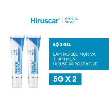Bộ 2 Gel Hiruscar Post Acne 5g - Giảm giá 360k, làm mờ sẹo mụn và thâm nhanh hiệu quả 2 Bộ 2 Gel Hiruscar Post Acne 5g - Giảm giá 360k, làm mờ sẹo mụn và thâm nhanh hiệu quả 2