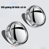Bộ 2 gương cầu lồi, quan sát bánh xe, chân hít kính ô tô xoay 360° an toàn giao thông 9