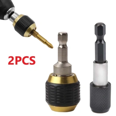Bộ 2 Hex Shank 60mm Đổi Nhanh Không Cần Chìa Khóa - Chuck Driver Máy Khoan 6
