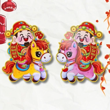 Bộ 2 Hình Dán Cửa Ngựa và Thần Tài - Trang Trí Decor Tết 2.026 Giá 90.000 VNĐ 7 Bộ 2 Hình Dán Cửa Ngựa và Thần Tài - Trang Trí Decor Tết 2.026 Giá 90.000 VNĐ 7