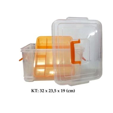 Bộ 2 hộp đựng đồ y tế Song Long - Thiết kế chắc chắn, đa năng, giá chỉ 74.000đ 3
