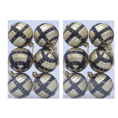 Bộ 2 Hộp Trang Trí Tartan Nhựa Giáng Sinh Treo Cửa Sổ, Trang Trí Ngày Lễ, Phong Cách Bữa Tiệc, Giá Ưu Đãi 181.500₫ 3