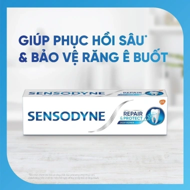 Bộ 2 Kem Sensodyne Repair & Protect Deep Repair 100g Phục hồi sâu bảo vệ răng ê buốt giảm giá 16%