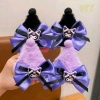Bộ 2 kẹp tóc Kuromi dễ thương cho bé, giá chỉ 35.000₫, chất liệu an toàn, màu sắc hoạt hình
