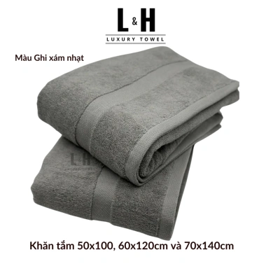Bộ 2 khăn tắm cotton Kokoya 70x140cm - Thấm hút nước, giá ưu đãi 290.000đ