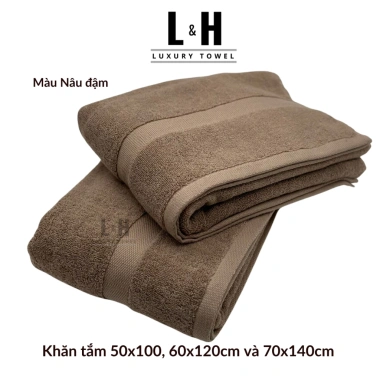 Bộ 2 khăn tắm cotton Kokoya 70x140cm - Thấm hút nước, giá ưu đãi 290.000đ