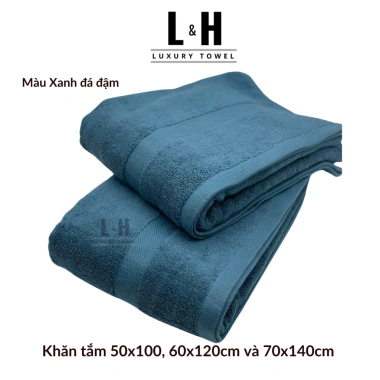 Bộ 2 khăn tắm cotton Kokoya 70x140cm - Thấm hút nước, giá ưu đãi 290.000đ