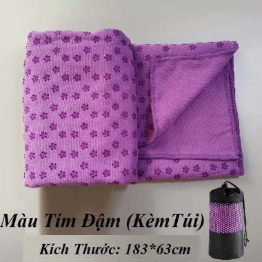 Bộ 2 khăn trải thảm yoga siêu mềm, bám chắc, giảm giá 22% chỉ 289.000 VND