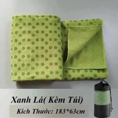 Bộ 2 khăn trải thảm yoga siêu mềm, bám chắc, giảm giá 22% chỉ 289.000 VND