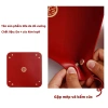Bộ 2 khay đĩa da HOPI màu đỏ - Đựng kẹo bánh, trái cây, trang trí tiệc cưới, Tết, giảm giá 60.000₫ 6