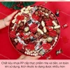 Bộ 2 khay nhựa ST GROUP chữ nhật và tròn màu đỏ đậm, đựng trái cây, trà bánh tiệc Lễ Tết - chỉ 78.000 3