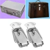 Bộ 2 khoá chốt lẫy mỏ vịt hợp kim 6,5x3cm kèm vít, móc, rive - Giá 39.200đ dùng cho hòm rương, tủ, vali