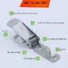 Bộ 2 khoá chốt lẫy mỏ vịt hợp kim 6,5x3cm kèm vít, móc, rive - Giá 39.200đ dùng cho hòm rương, tủ, vali 3