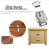 Bộ 2 khoá chốt lẫy mỏ vịt hợp kim 6,5x3cm kèm vít, móc, rive - Giá 39.200đ dùng cho hòm rương, tủ, vali 4