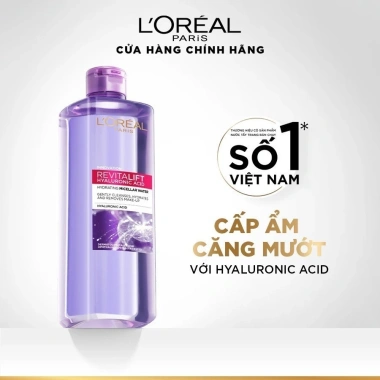 Bộ 2 L'Oreal Paris Revitalift HA 400ml & UV Defender SPF 50+ PA - Tẩy trang cấp ẩm giảm nếp nhăn bảo vệ da 425.000 VND 2 Bộ 2 L'Oreal Paris Revitalift HA 400ml & UV Defender SPF 50+ PA - Tẩy trang cấp ẩm giảm nếp nhăn bảo vệ da 425.000 VND 2