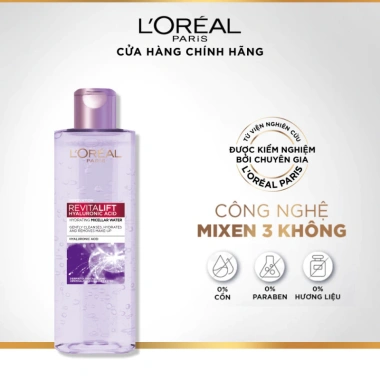 Bộ 2 L'Oreal Paris Revitalift HA 400ml & UV Defender SPF 50+ PA - Tẩy trang cấp ẩm giảm nếp nhăn bảo vệ da 425.000 VND 4 Bộ 2 L'Oreal Paris Revitalift HA 400ml & UV Defender SPF 50+ PA - Tẩy trang cấp ẩm giảm nếp nhăn bảo vệ da 425.000 VND 4