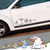 Bộ 2 Miếng Đề Can Dán Xe Hơi Xe Máy Hình Thỏ Hoạt Hình Dễ Thương Ưu Đãi 62.869 VND