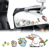 Bộ 2 Miếng Đề Can Dán Xe Hơi Xe Máy Hình Thỏ Hoạt Hình Dễ Thương Ưu Đãi 62.869 VND 4