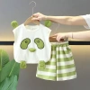 Bộ 2 Món Áo Vest Bé Trai Mùa Hè và Quần Short Mỏng Không Tay - Thời Trang 211k