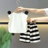 Bộ 2 Món Áo Vest Bé Trai Mùa Hè và Quần Short Mỏng Không Tay - Thời Trang 211k 3