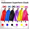 Bộ 2 Mũi Siêu Anh Hùng Người Lớn – Mặt Nạ Mắt + Áo Choàng Dài Halloween Trơn Giá 137k