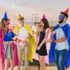 Bộ 2 Mũi Siêu Anh Hùng Người Lớn – Mặt Nạ Mắt + Áo Choàng Dài Halloween Trơn Giá 137k 9