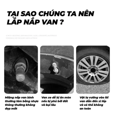 Bộ 2 Nắp Van Lốp Dạ Quang LIBITU - Phát Sáng Đêm, Cảnh Báo An Toàn, Trang Trí Cá Tính, Fit Mọi Bánh Xe - Giá 25.000₫