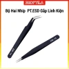 Bộ 2 nhíp PTESD-12 & PTESD-15 gắp linh kiện điện tử, gắp nối mi – 11.500₫