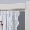 Bộ 2 Pháp Vintage Nửa Rèm Hoa Thêu Đính Hạt Ren Tam Giác – Trang trí nhà, giá 162.000₫ 5