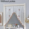 Bộ 2 Pháp Vintage Nửa Rèm Hoa Thêu Đính Hạt Ren Tam Giác – Trang trí nhà, giá 162.000₫ 10