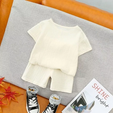 Bộ 2 Quần Short Ngắn Tay Cho Bé Trai - Bé Gái, Thoáng Khí, Giá Ưu Đãi 125.942₫ 7