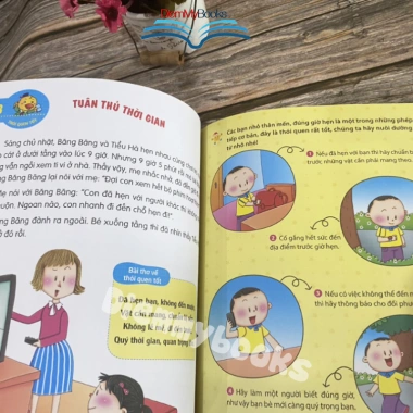 Bộ 2 Sách Thiếu Nhi 50 Kiến Thức An Toàn, Thói Quen Dạy Trẻ 3-4 Tuổi – Kỹ Năng Sống 67.000 VND
