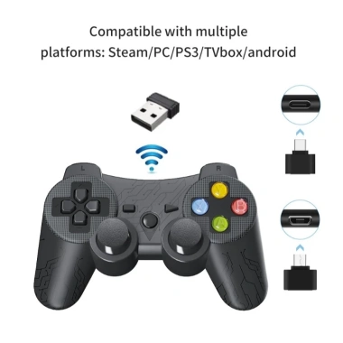 Bộ 2 tay cầm chơi game cho 2 người, rung, cắm sạc, hỗ trợ PC, Laptop, Android - Giá chỉ 320.000₫ 4