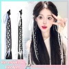 Bộ 2 tóc giả dài ruy băng nơ mô phỏng đôi đuôi ngựa cho bé gái 67.000đ