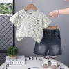 Bộ 2 Trang Phục Mùa Hè Bé Trai Mỏng Thời Trang Tay Ngắn và Quần Short - 330k 2