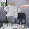 Bộ 2 Trang Phục Mùa Hè Bé Trai Mỏng Thời Trang Tay Ngắn và Quần Short - 330k 3
