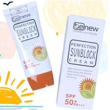 Bộ 2 Tuýp Kem Chống Nắng Benew SUN BLOCK CREAM SPF50 PA+++ Hàn Quốc - Giá Ưu Đãi 139k