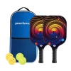Bộ 2 vợt Pickleball xoáy đỏ sợi thủy tinh siêu nhẹ bền, kèm túi 4 bóng - 100.000 VND