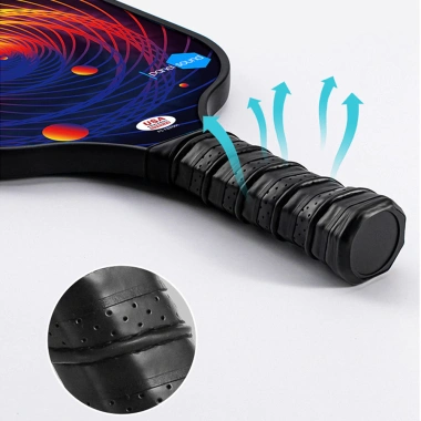 Bộ 2 vợt Pickleball xoáy đỏ sợi thủy tinh siêu nhẹ bền, kèm túi 4 bóng - 100.000 VND 6 Bộ 2 vợt Pickleball xoáy đỏ sợi thủy tinh siêu nhẹ bền, kèm túi 4 bóng - 100.000 VND 6