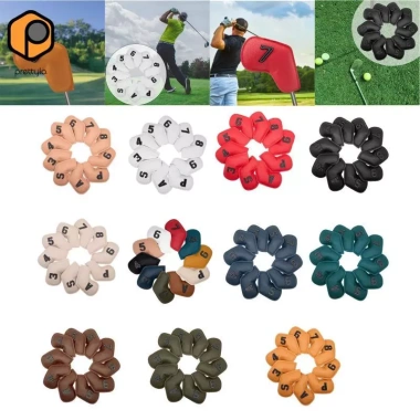Bộ 20 Bao Đầu Gậy Golf Prettyia Thêu Số – Phù hợp gậy 3-9, P, S, A, Bảo vệ đầu gậy, Độ bám chắc, Thiết kế tinh tế, Giá ưu đãi 532.400₫