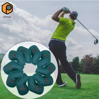 Bộ 20 Bao Đầu Gậy Golf Prettyia Thêu Số – Phù hợp gậy 3-9, P, S, A, Bảo vệ đầu gậy, Độ bám chắc, Thiết kế tinh tế, Giá ưu đãi 532.400₫