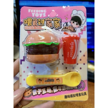 Bộ 20 đồ chơi ẩm thực cho bé: thạch pudding, hamburger, kem ốc quế - Giá ưu đãi chỉ 140.000 VND