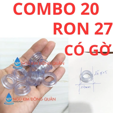 Bộ 20 gioăng ron chân sen nóng lạnh 24mm lỗ 15mm - Giá chỉ 16.050 VND 7 Bộ 20 gioăng ron chân sen nóng lạnh 24mm lỗ 15mm - Giá chỉ 16.050 VND 7