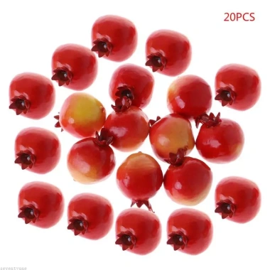 Bộ 20 Lựu Nhân Tảo Trái Cây Giả Sống Động Như Thật - Trang Trí Tiệc Nhà Giá Ưu Đãi