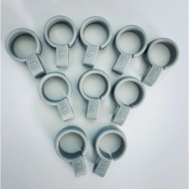Bộ 20 móc định vị giàn phơi thông minh, khoen chống bay, nhựa gắn inox - chỉ 55k