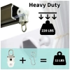Bộ 20 Ròng Rọc + 20 S Bộ Móc Rèm Cửa, Theo Dõi Vòng Bi, Phụ Kiện XRQ8 - 61.469₫ 3