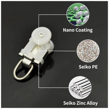 Bộ 20 Ròng Rọc + 20 S Bộ Móc Rèm Cửa, Theo Dõi Vòng Bi, Phụ Kiện XRQ8 - 61.469₫ 6 Bộ 20 Ròng Rọc + 20 S Bộ Móc Rèm Cửa, Theo Dõi Vòng Bi, Phụ Kiện XRQ8 - 61.469₫ 6