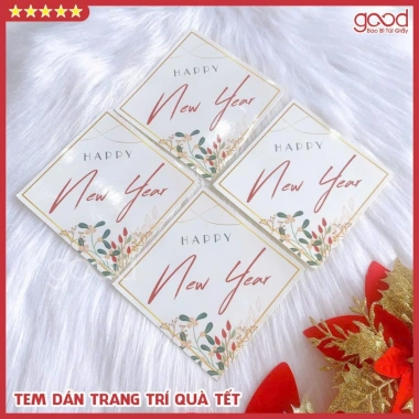Bộ 20 tem sticker Tết 2.026 đỏ vàng - Dán trang trí quà, hộp, túi, chỉ 16.000₫ 5