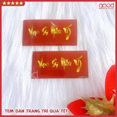 Bộ 20 tem sticker Tết 2.026 đỏ vàng - Dán trang trí quà, hộp, túi, chỉ 16.000₫ 9